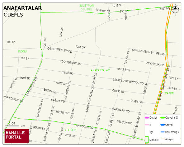 ANAFARTALAR Mahallesi Haritası | Uydu Görüntüsü ve Harita Detayları