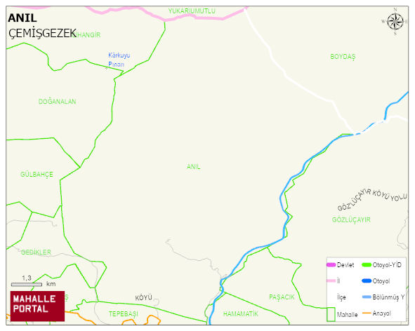 ANIL Köyü Haritası | Uydu Görüntüsü ve Harita Detayları