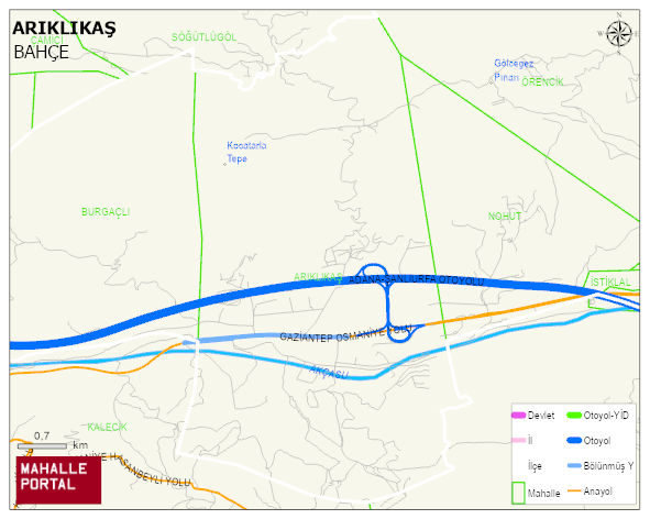 ARIKLIKAŞ Köyü Haritası | Detaylı Köy ve Mahalle Görünümü