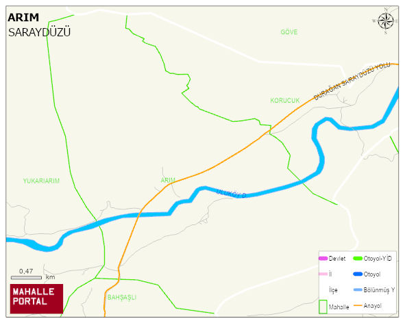 ARIM Köyü Haritası | Mahalle Sokak Haritası