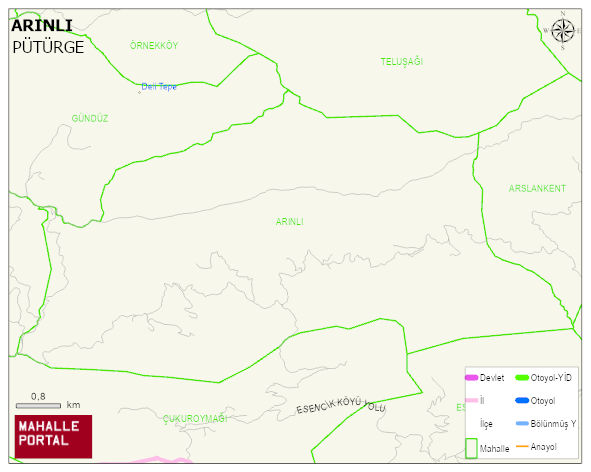 ARINLI Mahallesi Haritası | Sayısal Bölge Görünümü
