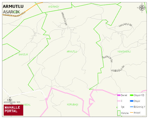 ARMUTLU Mahallesi Haritası | Güncel Mahalle ve Köy Haritası