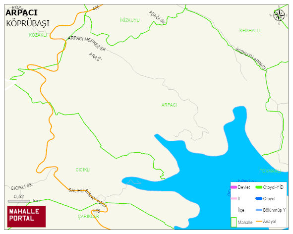 ARPACI Mahallesi Haritası | Güncel Mahalle ve Köy Haritası