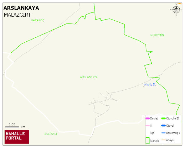 ARSLANKAYA Köyü Haritası | Mahalle Sokak Haritası
