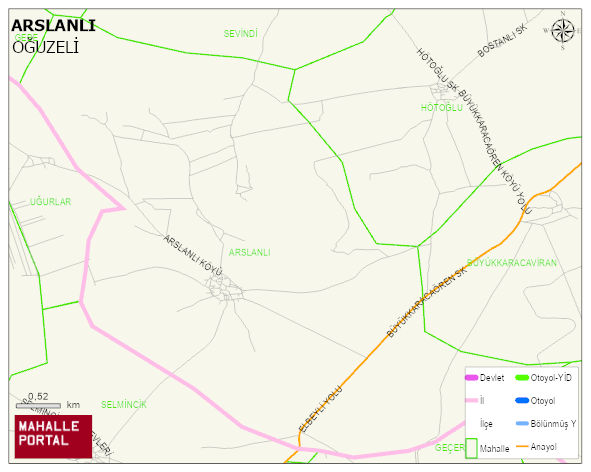 ARSLANLI Mahallesi Haritası | İnteraktif Köy ve Mahalle Sınırları