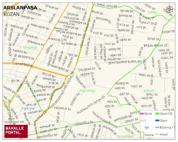 ARSLANPAŞA Mahallesi Haritası | İnteraktif Köy ve Mahalle Sınırları