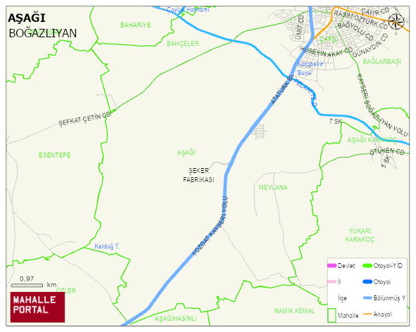 AŞAĞI Mahallesi Haritası | Mahalle Sokak Haritası