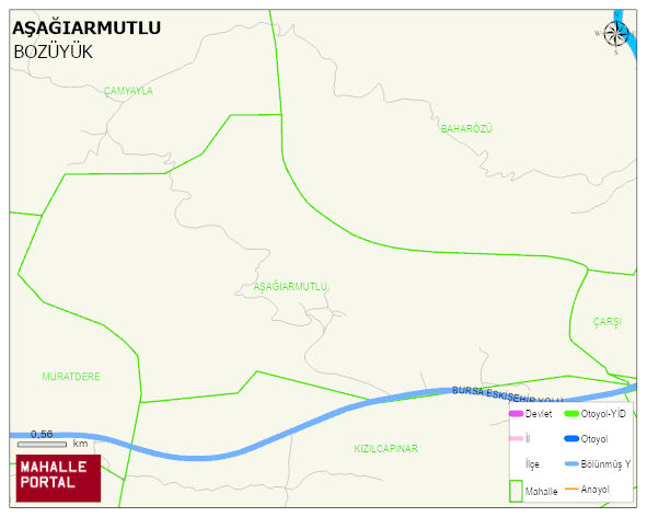 AŞAĞIARMUTLU Köyü Haritası | İnteraktif Köy ve Mahalle Sınırları