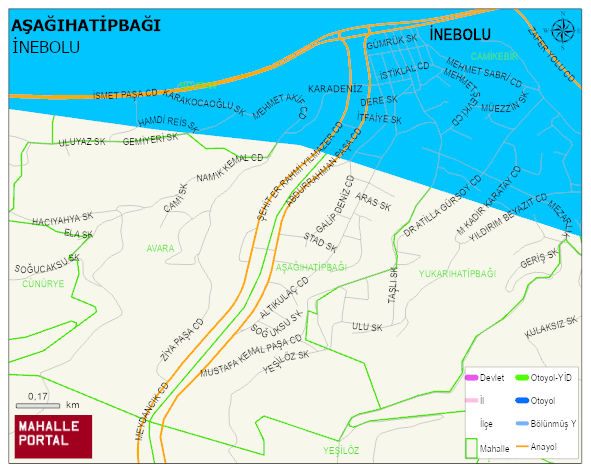 AŞAĞIHATİPBAĞI Mahallesi Haritası | Mahalle Sokak Haritası