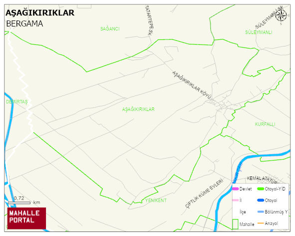 AŞAĞIKIRIKLAR Mahallesi Haritası | Uydu Görüntüsü ve Harita Detayları