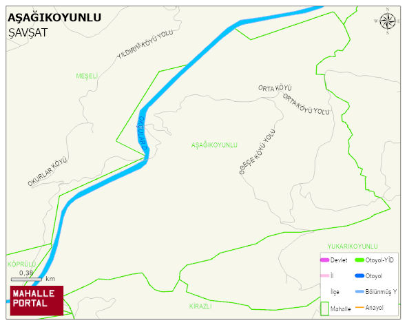 AŞAĞIKOYUNLU Köyü Haritası | Uydu Görüntüsü ve Harita Detayları