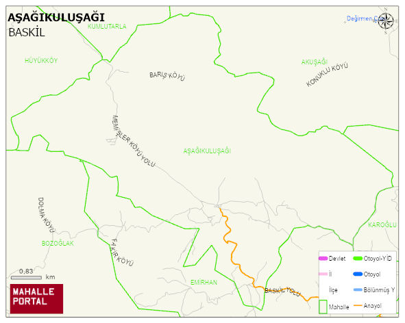 AŞAĞIKULUŞAĞI Köyü Haritası | Mahalle Sokak Haritası