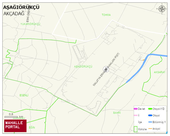 AŞAĞIÖRÜKÇÜ Mahallesi Haritası | Mahalle Sokak Haritası