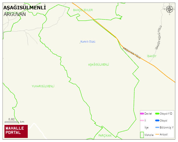 AŞAĞISÜLMENLİ Mahallesi Haritası | Detaylı Köy ve Mahalle Görünümü