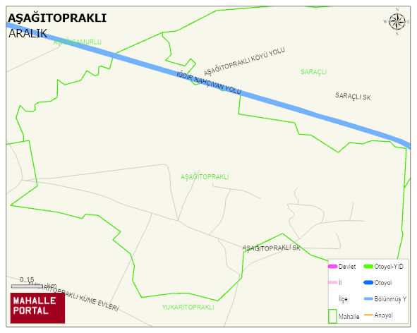 AŞAĞITOPRAKLI Köyü Haritası | Mahalle Sokak Haritası