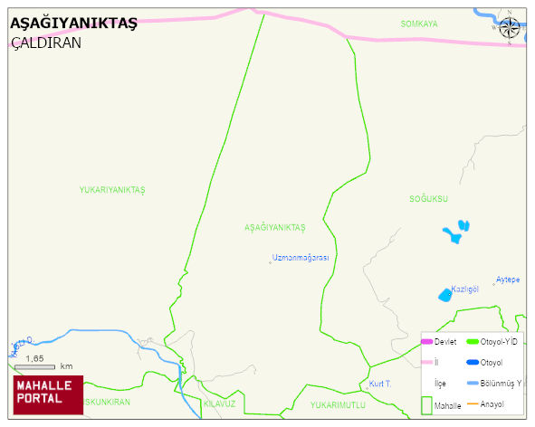 AŞAĞIYANIKTAŞ Mahallesi Haritası | Uydu Görüntüsü ve Harita Detayları