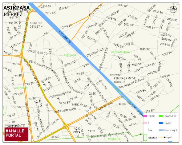AŞIKPAŞA Mahallesi Haritası | Coğrafi Yapı ve Detaylı Haritası