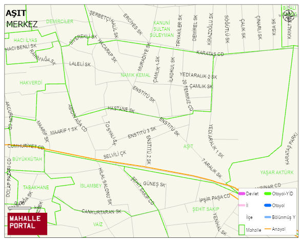 AŞIT Mahallesi Haritası | Coğrafi Yapı ve Detaylı Haritası