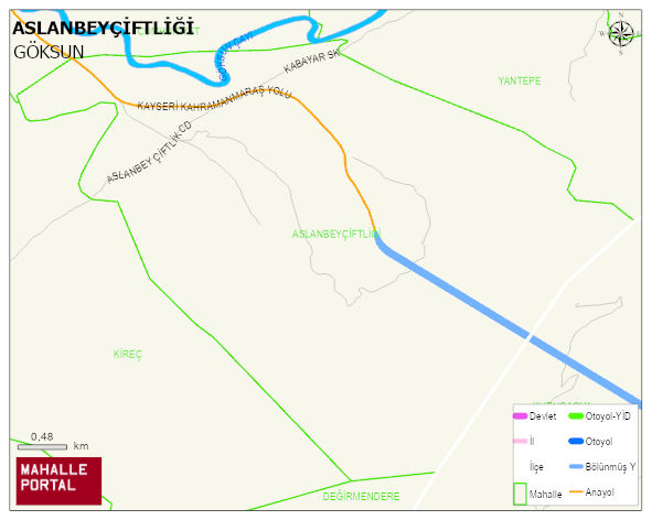 ASLANBEYÇİFTLİĞİ Mahallesi Haritası | Mahalle Sokak Haritası