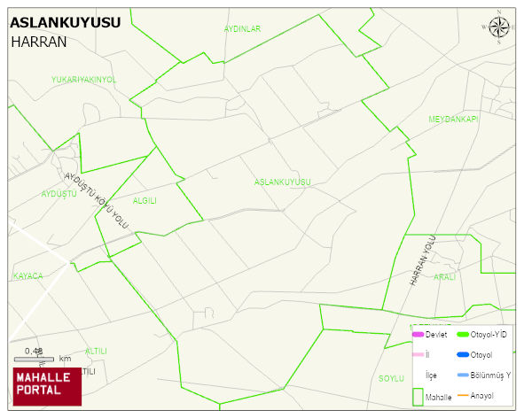ASLANKUYUSU Mahallesi Haritası | İnteraktif Köy ve Mahalle Sınırları