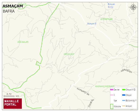 ASMAÇAM Mahallesi Haritası | İnteraktif Köy ve Mahalle Sınırları