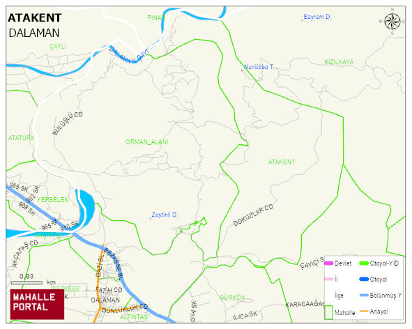 ATAKENT Mahallesi Haritası | Uydu Görüntüsü ve Harita Detayları