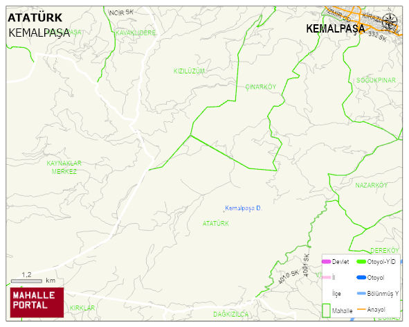 ATATÜRK Mahallesi Haritası | Güncel Mahalle ve Köy Haritası