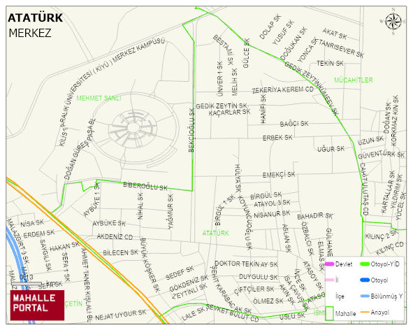 ATATÜRK Mahallesi Haritası | Uydu Görüntüsü ve Harita Detayları