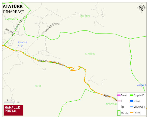 ATATÜRK Mahallesi Haritası | Mahalle Sokak Haritası
