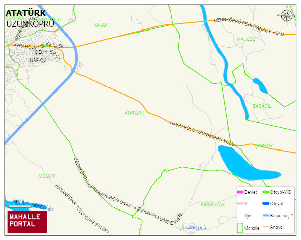ATATÜRK Mahallesi Haritası | Mahalle Sokak Haritası