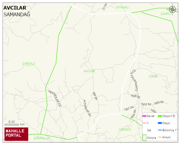 AVCILAR Mahallesi Haritası | Mahalle Sokak Haritası