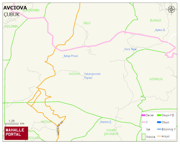 AVCIOVA Mahallesi Haritası | Mahalle Sokak Haritası