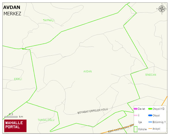AVDAN Köyü Haritası | Güncel Mahalle ve Köy Haritası