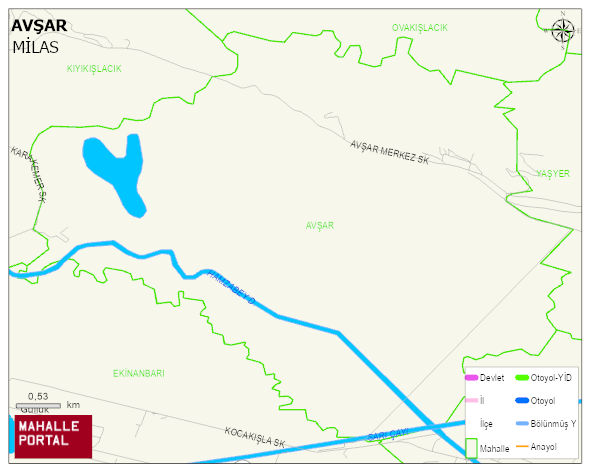 AVŞAR Mahallesi Haritası | Coğrafi Yapı ve Detaylı Haritası
