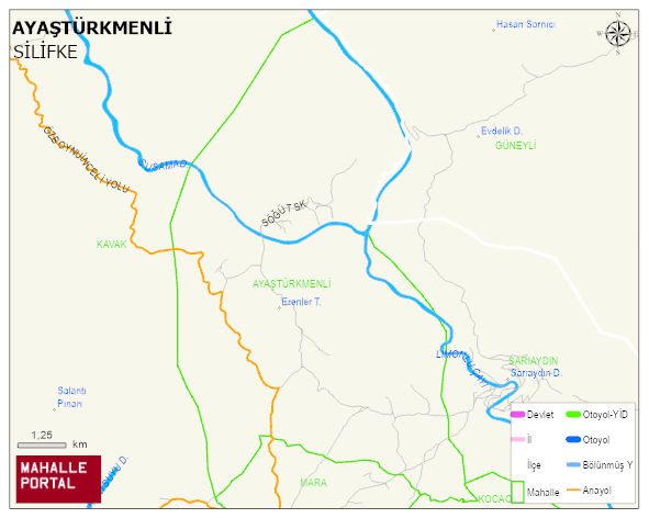 AYAŞTÜRKMENLİ Mahallesi Haritası | Detaylı Köy ve Mahalle Görünümü