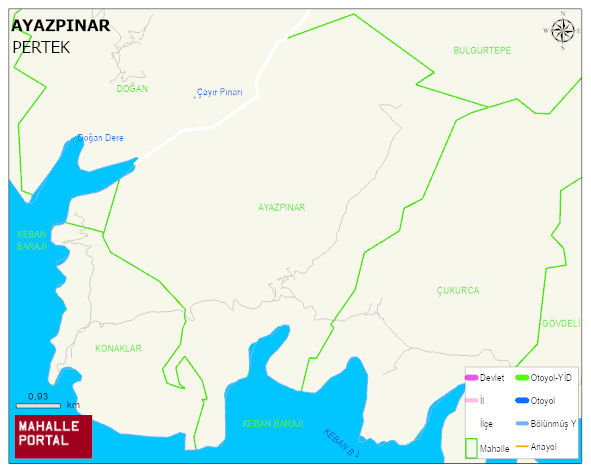 AYAZPINAR Köyü Haritası | İnteraktif Köy ve Mahalle Sınırları