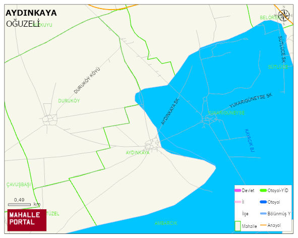 AYDINKAYA Mahallesi Haritası | Mahalle Sokak Haritası