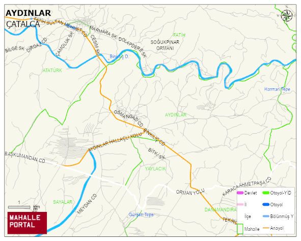 AYDINLAR Mahallesi Haritası | Mahalle Sokak Haritası