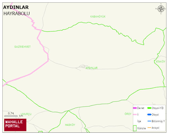 AYDINLAR Mahallesi Haritası | Mahalle Sokak Haritası