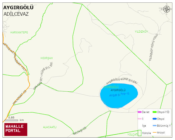 AYGIRGÖLÜ Köyü Haritası | Coğrafi Yapı ve Detaylı Haritası