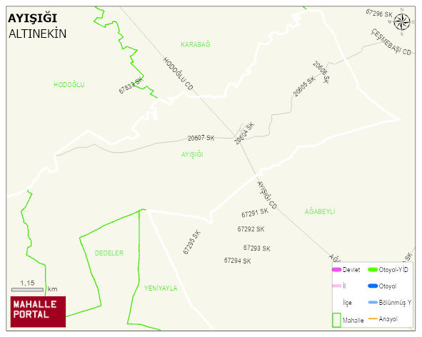 AYIŞIĞI Mahallesi Haritası | Dağlar, Ovalar ve Akarsu Bilgileri