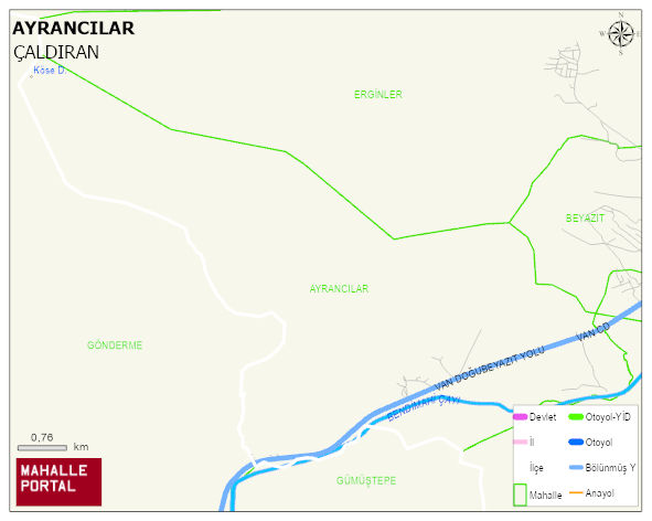 AYRANCILAR Mahallesi Haritası | Coğrafi Yapı ve Detaylı Haritası