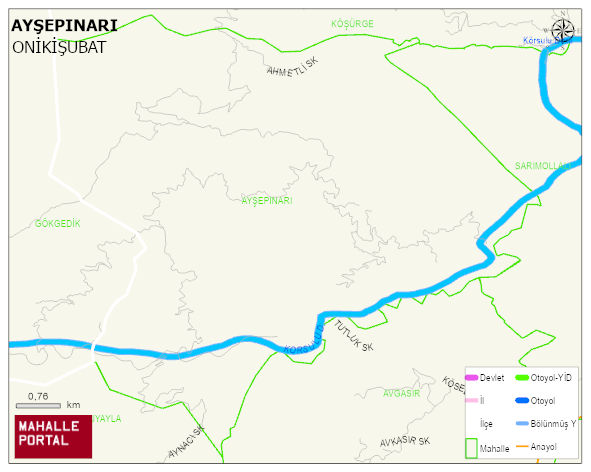 AYŞEPINARI Mahallesi Haritası | Mahalle Sokak Haritası