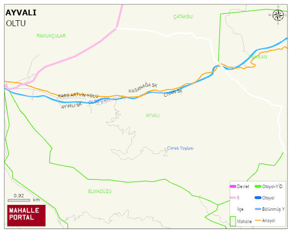 AYVALI Mahallesi Haritası | Mahalle Sokak Haritası