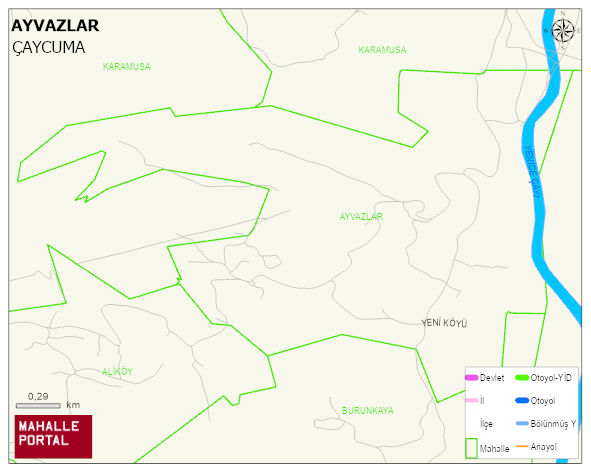 AYVAZLAR KÖYÜ PİRAHMET MEVKİİ Haritası
