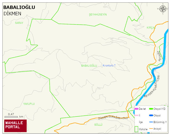 BABALIOĞLU Mahallesi Haritası | Detaylı Köy ve Mahalle Görünümü