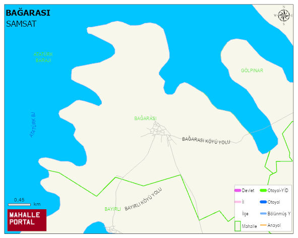 BAĞARASI Köyü Haritası | Uydu Görüntüsü ve Harita Detayları