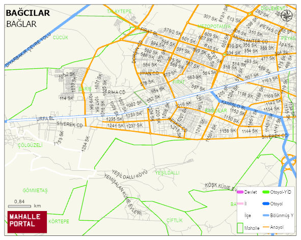 BAĞCILAR Mahallesi Haritası | Mahalle Sokak Haritası