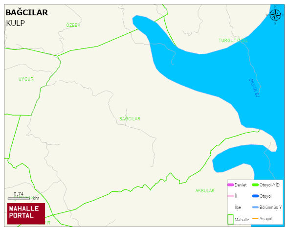 BAĞCILAR Mahallesi Haritası | Coğrafi Yapı ve Detaylı Haritası