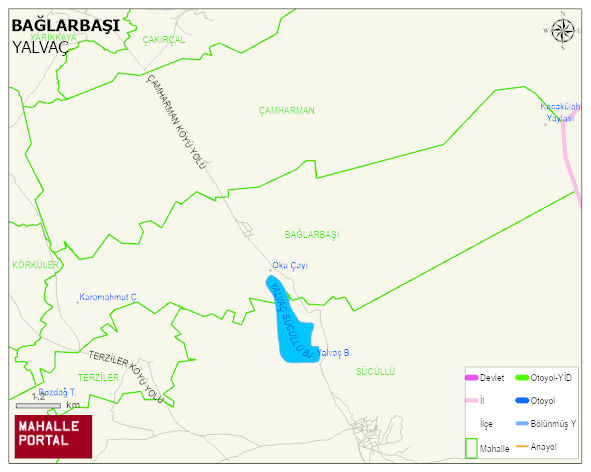 BAĞLARBAŞI Köyü Haritası | Güncel Mahalle ve Köy Haritası